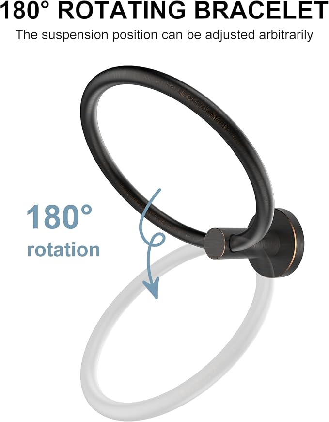 SetSail Towel Holder Stainless Steel Towel Ring - Image 3