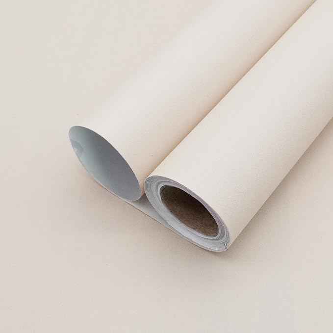 Yancorp 24"x120" Matte Beige Contact Papaer Peel and Stick Wallpaper Vinyl Wrap by YancorpHomeDecor