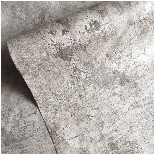 BAYYA Concrete Wallpaper Peel and Stick Grey/Brown/Beige Cement Contact Paper - Image 2