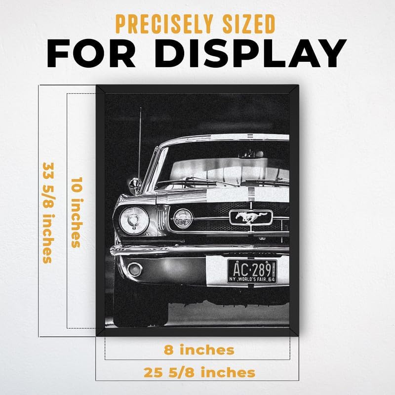 InkFlow Posters Vintage Car Photography Canvas Poster - Image 3
