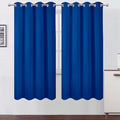 LEMOMO Blackout Curtains 66 x 72 Inch Long Royal Blue Curtains Set of 2 Panels by Lemomo