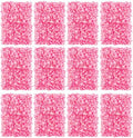 BLOSMON Pink Flower Wall Panel Backdrop Decor, 24 x 16 Inch by Blosmon