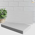 AULIGET 2-Piece Brushed Metal Peel and Stick Backsplash Tile, Laundry Room by AULIGET