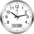HITO 16 Inch Silent Wall Clock Battery Operated by hito