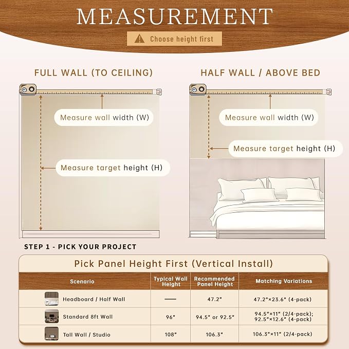 RITOLLO 4 Pack Wood Panels for Wall, Wood Slat Acoustic Panels for Wall - Image 5