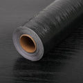 Peel and Stick Wallpaper Black Wood Wall Paper by LOVADA