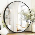 Sunniry Round Mirror 30 inch, Large Round Mirror, Circle Mirrors by Sunniry