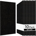 Olanglab Acoustic Wall Panels 10 Pack, 48 x 24 per Acoustic Panels Sound by Olanglab