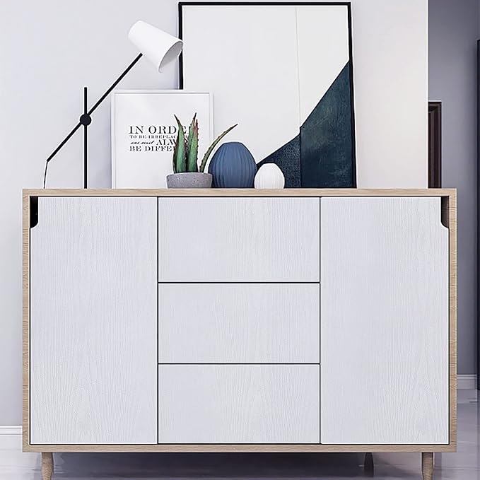 Heroad Peel and Stick Wallpaper 17.5" x 393" Wood Contact Paper Wood Wallpaper - Image 5