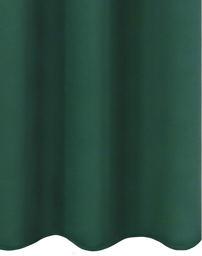 LEMOMO Dark Green Blackout Curtains/42 x 63 Inch/Set of Two Panels Grommet - Image 8