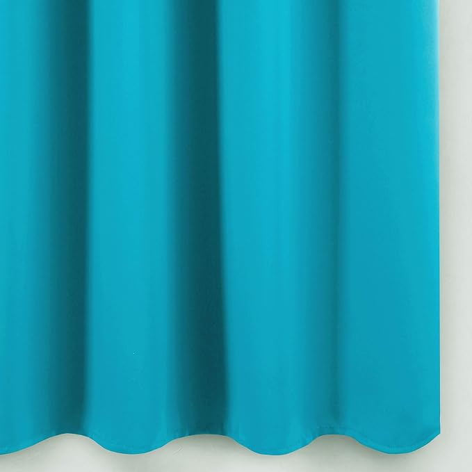 LEMOMO Teal Thermal Blackout Curtains/42 x 72 Inch/Set of 2 Panels Room - Image 9