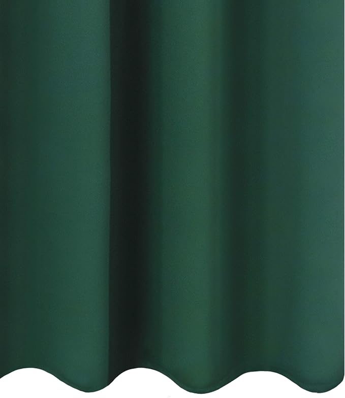 LEMOMO Dark Green Thermal Blackout Curtains/52 x 95 Inch/Set of 2 Panels Room - Image 8