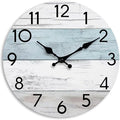 KECYET Wall Clock Silent Non-Ticking Wooden Clocks Battery Operated 8 Inch by KECYETWALLCLOCK