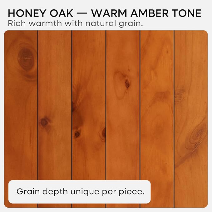 Homeforia Floating 60 inch Oak Shelves, High End Solid Real Wood 60inch - Image 8