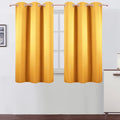 LEMOMO Yellow Thermal Blackout Curtains/38 x 54 Inch/Set of 2 Panels Room by Lemomo