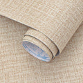 Guvana Grasscloth Peel and Stick Wallpaper Beige Textured Contact Paper Modern by Guvana