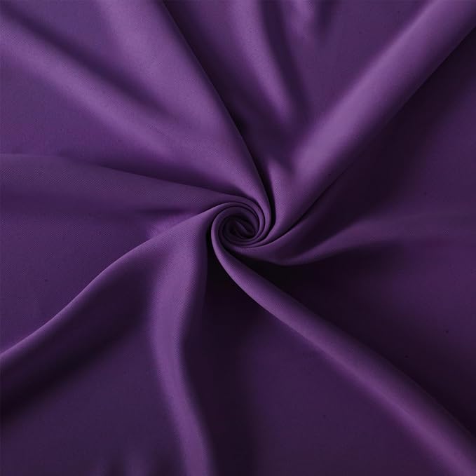 LEMOMO Purple Thermal Blackout Curtains/52 x 54 Inch/Set of 2 Panels Room - Image 5