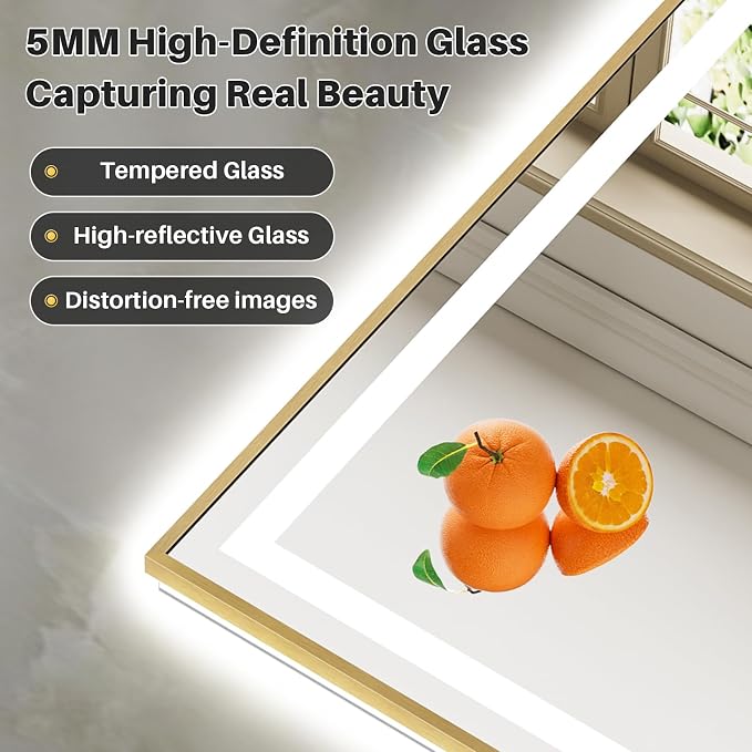 24x36 Inch LED Bathroom Mirror - Image 6