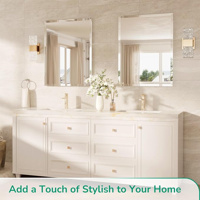 TokeShimi 16x24 Beveled Mirror Bathroom Rectangle, Bathroom Vanity Mirror - Image 8