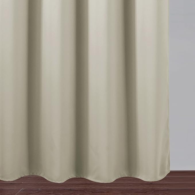LEMOMO Light Beige Thermal Blackout Curtains/52 x 108 Inch/Set of 2 Panels Room - Image 9