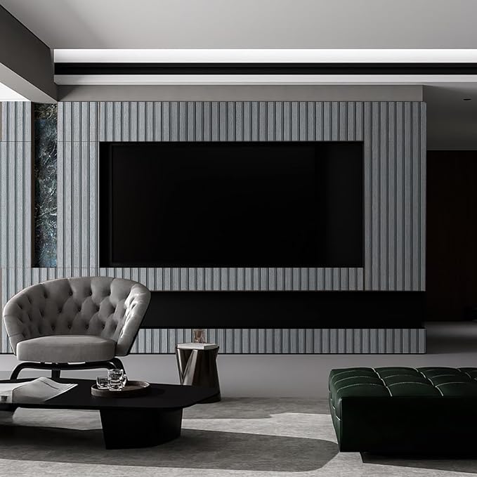 Gray Wood Slat Peel and Stick Wallpaper - Image 3