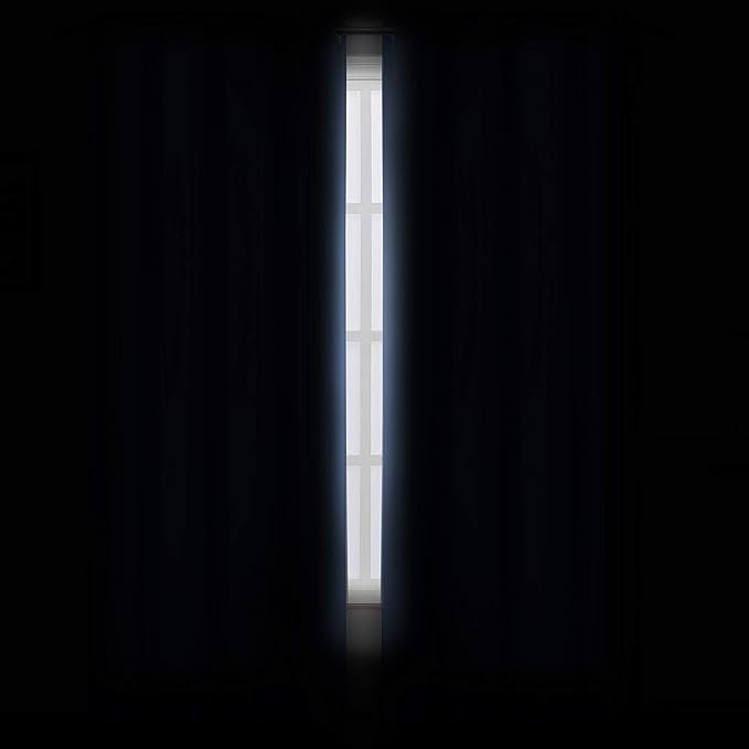 LEMOMO Sky Blue Thermal Blackout Curtains/52 x 95 Inch/Set of 2 Panels Room - Image 3
