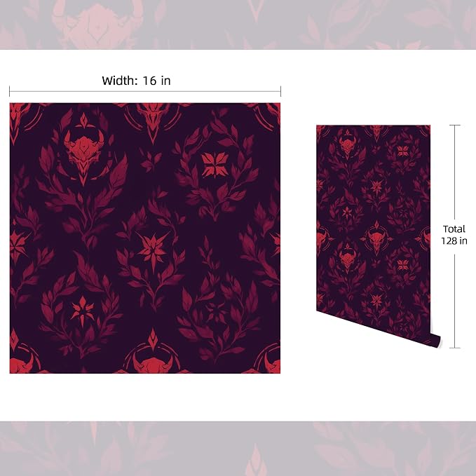 FLFK Gothic Peel and Stick Wallpaper - Image 2