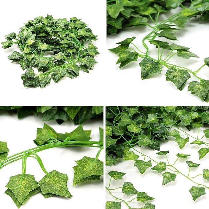 Fake Vines for Room DecorArtificial Plant Ivy Garland 1 Stand 100FT Long - Image 8