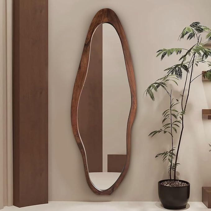 Irregular Full Length Mirror, Large Asymmetrical Wall Mirrors - Image 3