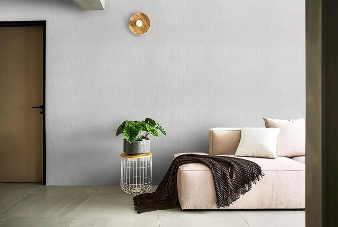 Heroad Peel and Stick Wallpaper Wood Contact Paper Wood Wallpaper Light Grey - Image 7