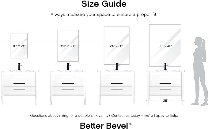 Better Bevel Frameless Rectangle Mirror - Image 9