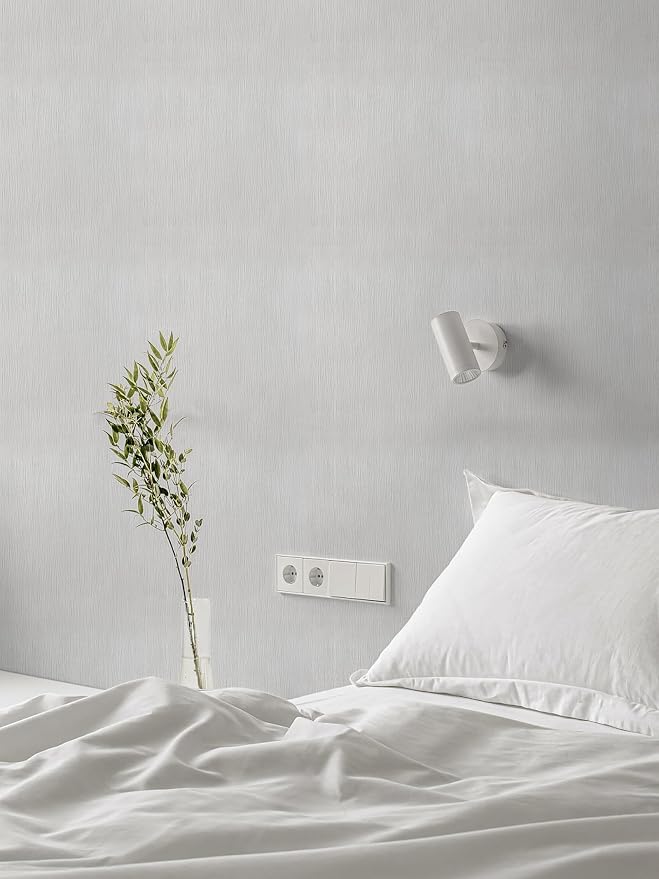 Heroad Peel and Stick Wallpaper Wood Contact Paper Wood Wallpaper Light Grey - Image 8