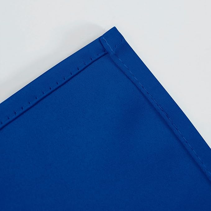 LEMOMO Blackout Curtains 66 x 72 Inch Long Royal Blue Curtains Set of 2 Panels - Image 7