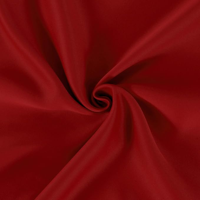 LEMOMO Red Blackout Curtains 34 x 63 Inch Length/Set of 2 Curtain - Image 5
