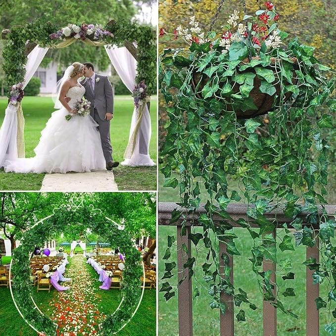 Fake Vines for Room DecorArtificial Plant Ivy Garland 1 Stand 50FT Long Hanging - Image 4