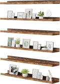 upsimples Floating Shelves for Wall, 47.3 Inch Shelves for Decor Storage Set of by upsimples