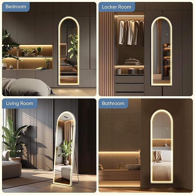DUMOS Arched LED Mirror Full Length - Image 5