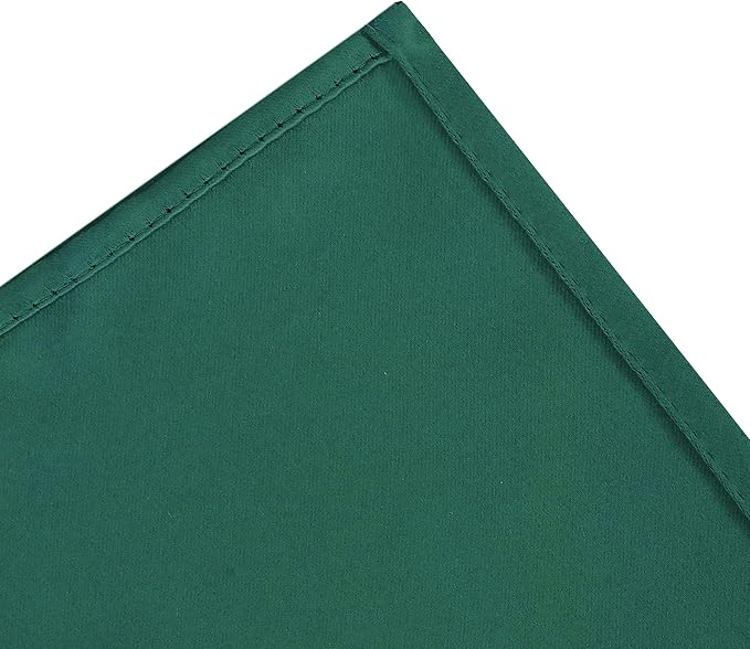 LEMOMO Dark Green Thermal Blackout Curtains/52 x 72 Inch/Set of 2 Panels Room - Image 8