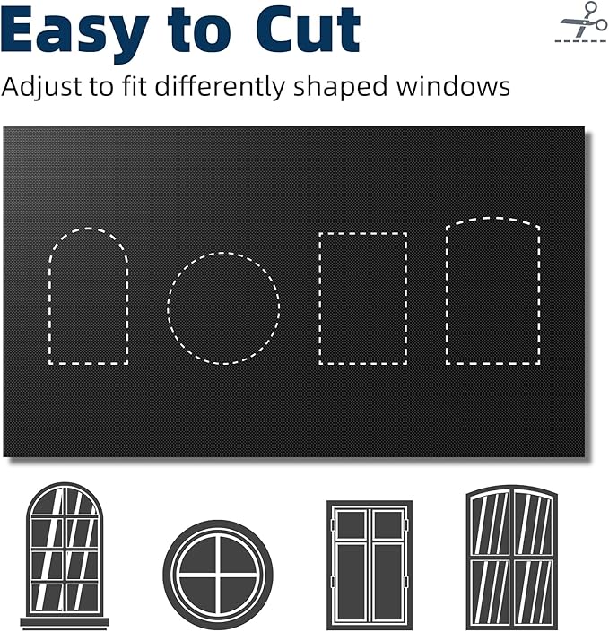 NIGHTON Portable Blackout Curtains 100"×57", Strong Hook and Loop Tape Strips - Image 5