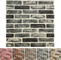 10-Pack 52 Sq.Ft 3D Wall Panels Peel and Stick 3D Faux Brick Wallpaper Peel and by YLLYLL