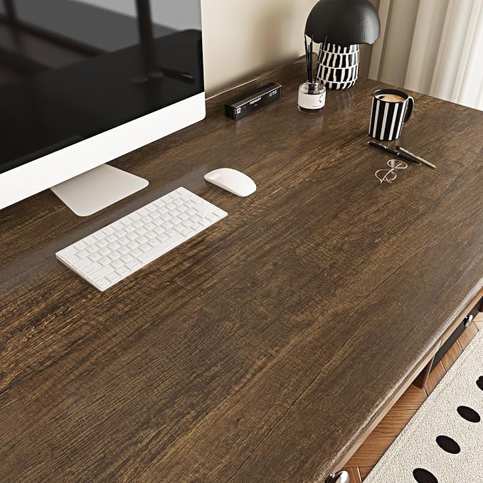 WESTICK Brown Wood Contact Paper Peel and Stick Wallpaper Vintage Wood Grain - Image 3