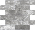 8-Pack 3D Faux Brick Acoustic Wall Panels, 11.8" x 11.8" PET Soundproof & Noise by premiumqualitypeelandsticktile