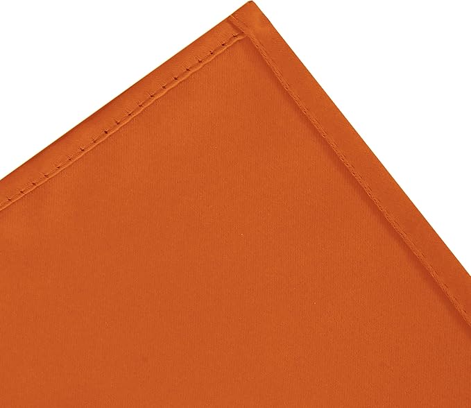 LEMOMO Orange Thermal Blackout Curtains/42 x 72 Inch/Set of 2 Panels Room - Image 6