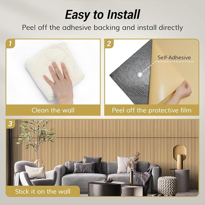 TONOR 4 Pack Large Acoustic Panels, 47.2" X 23.6" X 0.35" Acoustical Wall Panel - Image 5