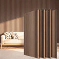 TONOR Wood Slatwall Panels, 4 Pack 47.2" x 23.6"/ 120 x60cm Acoustic Wall Panels by TONOR