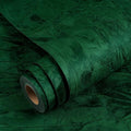 YENHOME 17.7"X590" Emerald Green Wallpaper Vintage Green Peel and Stick by Yenhome