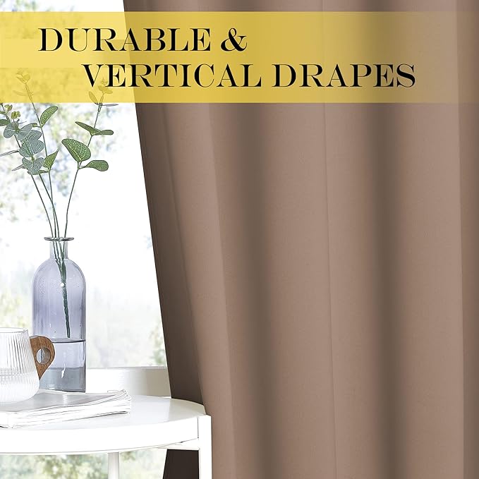 NICETOWN Blackout Curtains 63 inches Long - Image 4