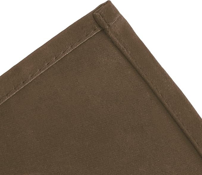LEMOMO Blackout Curtains 52 x 90 inches Long Brown Curtains Set of 2 Panels - Image 7