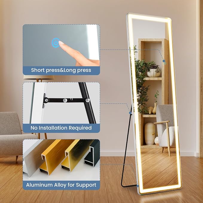 DUMOS LED Mirror Full Length - Image 5