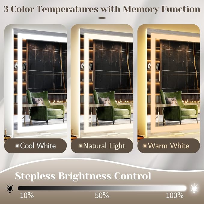 FENNIO Large Vanity Mirror - Image 3